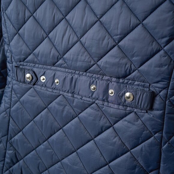 Ralph Lauren Navy Blue Quilted Cotton Jacket - Picture 9 of 9